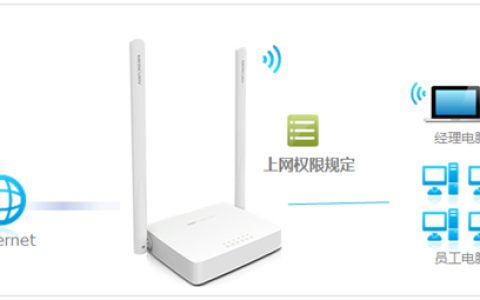 水星无线路由器管控内网主机的上网权限