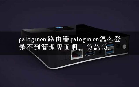 falogincn-路由器falogin.cn怎么登录不到管理界面啊，急急急.