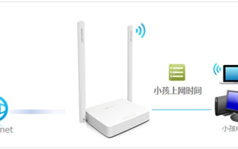 水星 MW305R+ V1 无线路由器管控小孩的上网时间设置