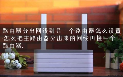 路由器分出网线到另一个路由器怎么设置-怎么把主路由器分出来的网线再接一个路由器.