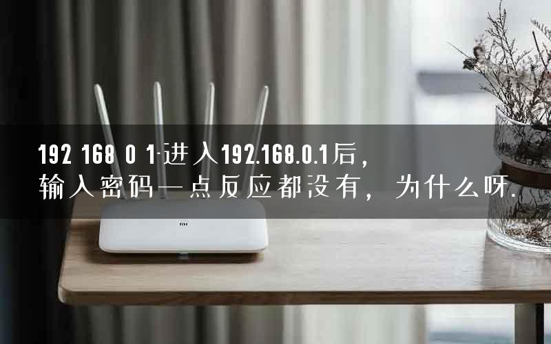 192 168 0 1-进入192.168.0.1后,输入密码一点反应都没有,为什么呀. 192 168 0 1-进入192.168.0.1后,输入密码一点反应都没有,为什么呀.