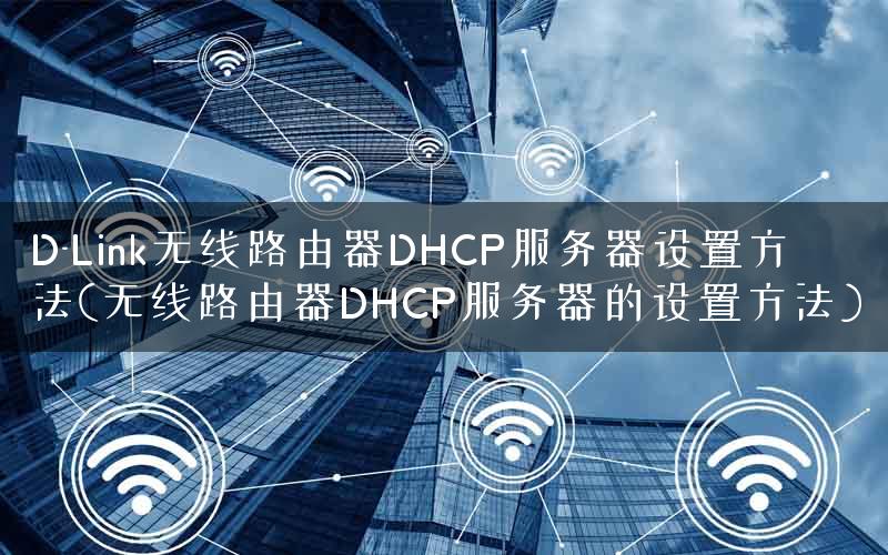 D-Link无线路由器DHCP服务器设置方法(无线路由器DHCP服务器的设置方法)