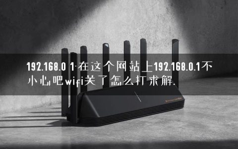 192.168.0 1-在这个网站上192.168.0.1不小心吧wifi关了怎么打求解.