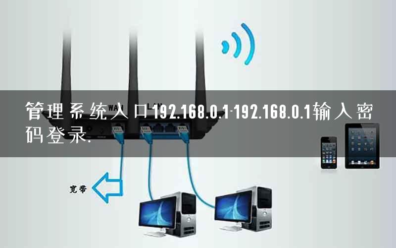 管理系统入口192.168.0.1-192.168.0.1输入密码登录.