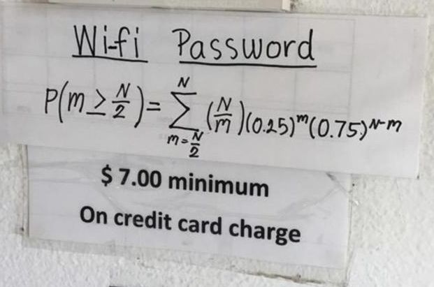 学校把wifi密码设置成数学答案,学渣:这年头连wifi都连不起了!