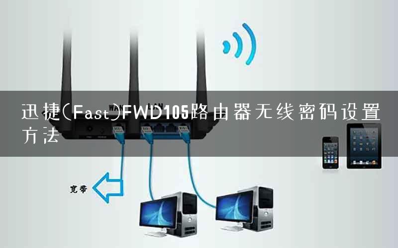 迅捷(Fast)FWD105路由器无线密码设置方法 迅捷(Fast)FWD105路由器无线密码设置方法