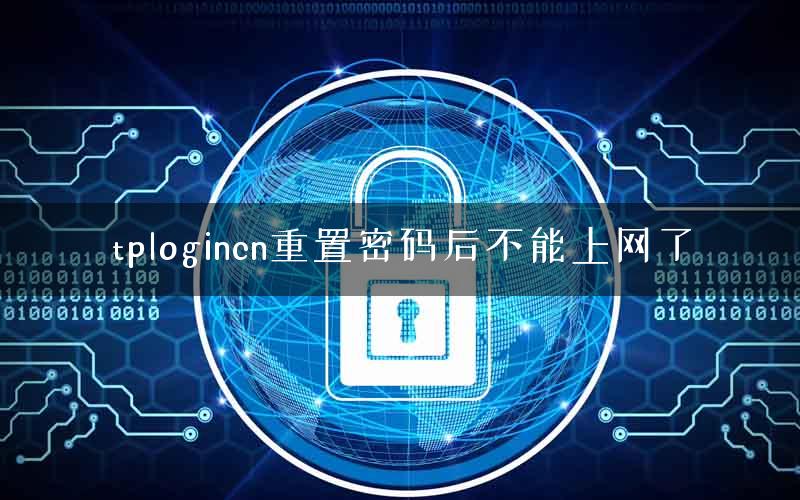 tplogincn重置密码后不能上网了