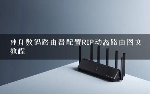 神舟数码路由器配置RIP动态路由图文教程
