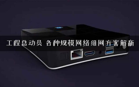 工程总动员 各种规模网络组网方案解析