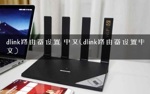 dlink路由器设置 中文(dlink路由器设置中文)