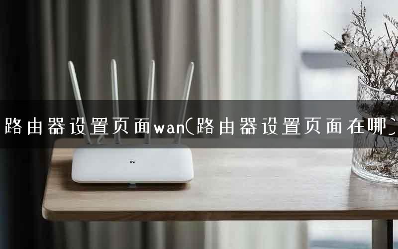 路由器设置页面wan(路由器设置页面在哪) 路由器设置页面wan(路由器设置页面在哪)
