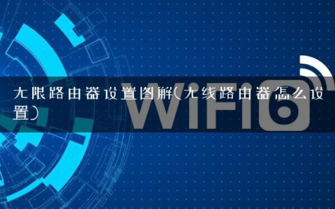 无限路由器设置图解(无线路由器怎么设置)