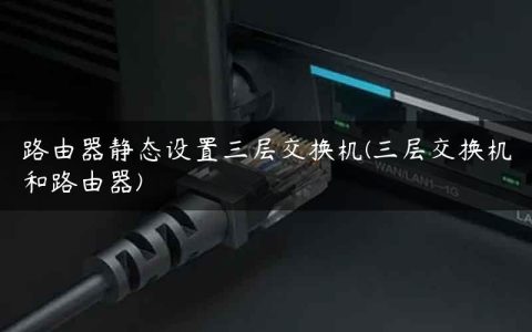路由器静态设置三层交换机(三层交换机和路由器)