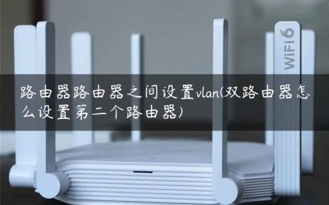 路由器路由器之间设置vlan(双路由器怎么设置第二个路由器)