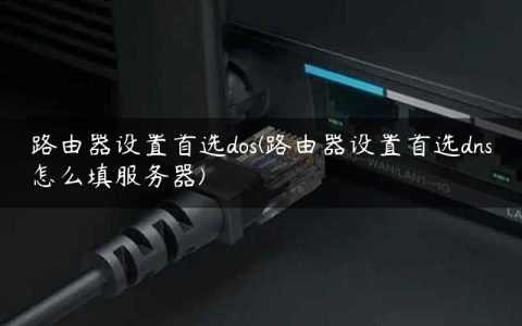 路由器设置首选dos(路由器设置首选dns怎么填服务器)
