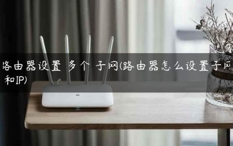 路由器设置 多个 子网(路由器怎么设置子网 和IP)