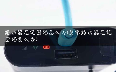 路由器忘记密码怎么办(斐讯路由器忘记密码怎么办)