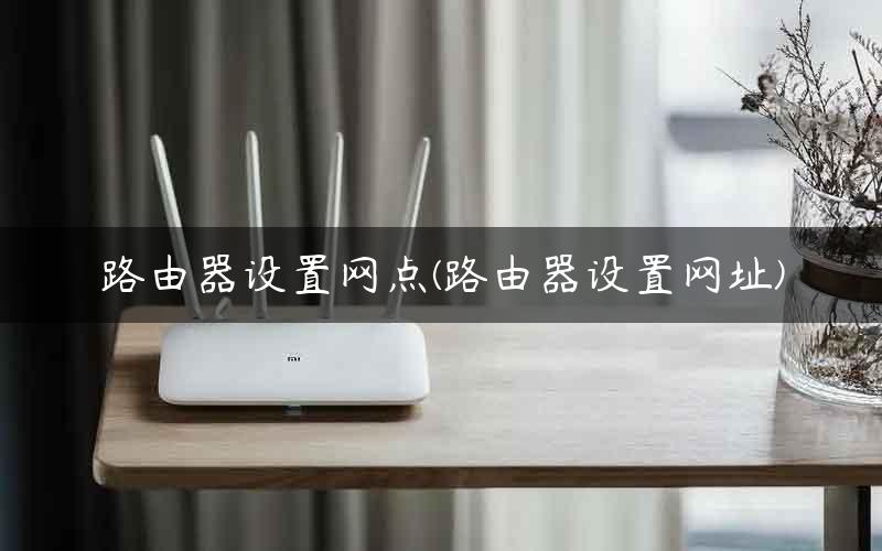 路由器设置网点(路由器设置网址)