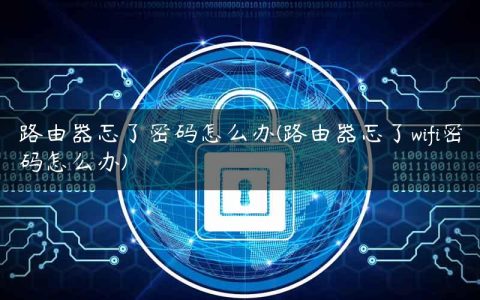 路由器忘了密码怎么办(路由器忘了wifi密码怎么办)