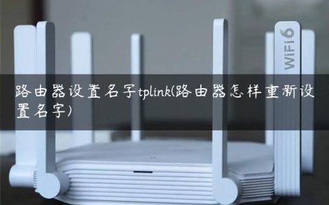 路由器设置名字tplink(路由器怎样重新设置名字)