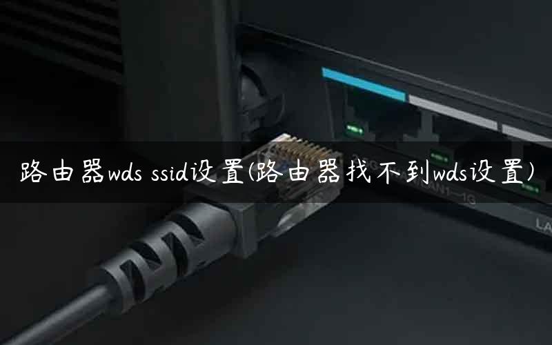 路由器wds ssid设置(路由器找不到wds设置) 路由器wds ssid设置(路由器找不到wds设置)
