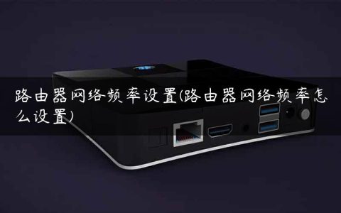 路由器网络频率设置(路由器网络频率怎么设置)