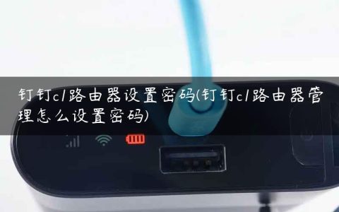 钉钉c1路由器设置密码(钉钉c1路由器管理怎么设置密码)