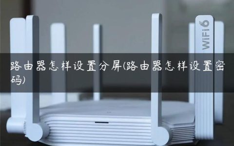 路由器怎样设置分屏(路由器怎样设置密码)
