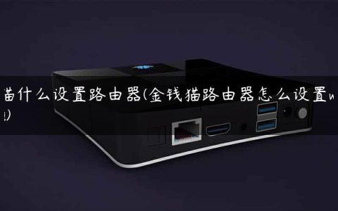 猫什么设置路由器(金钱猫路由器怎么设置wifi)