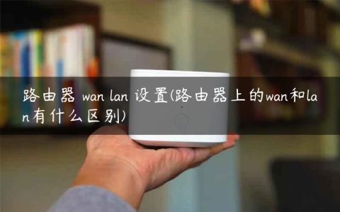 路由器 wan lan 设置(路由器上的wan和lan有什么区别)