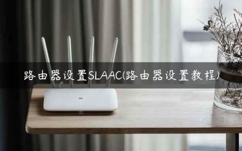 路由器设置SLAAC(路由器设置教程)
