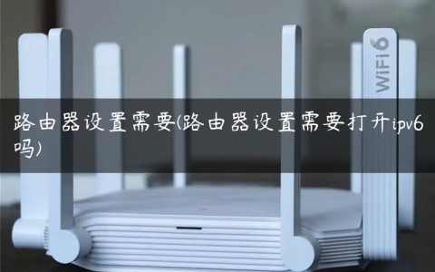 路由器设置需要(路由器设置需要打开ipv6吗)