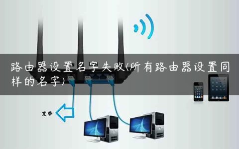 路由器设置名字失败(所有路由器设置同样的名字)