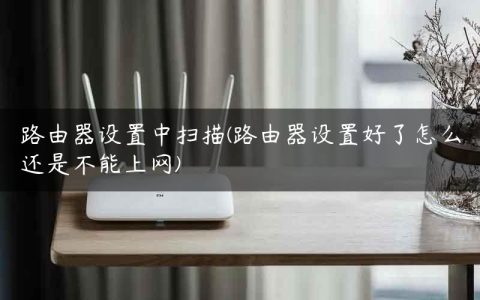 路由器设置中扫描(路由器设置好了怎么还是不能上网)