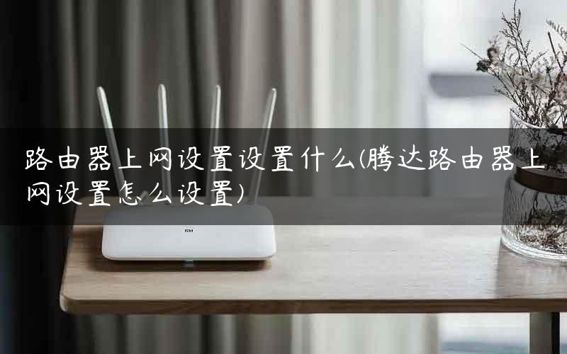 路由器上网设置设置什么(腾达路由器上网设置怎么设置)