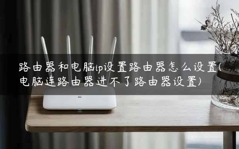 路由器和电脑ip设置路由器怎么设置(电脑连路由器进不了路由器设置)