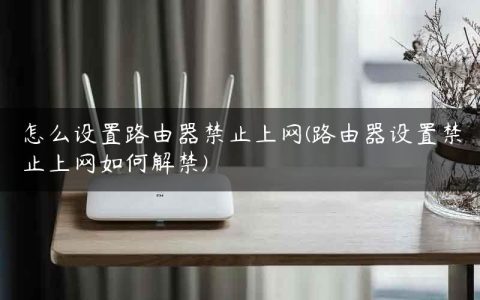 怎么设置路由器禁止上网(路由器设置禁止上网如何解禁)
