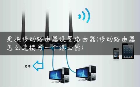 更换移动路由器设置路由器(移动路由器怎么连接另一个路由器)