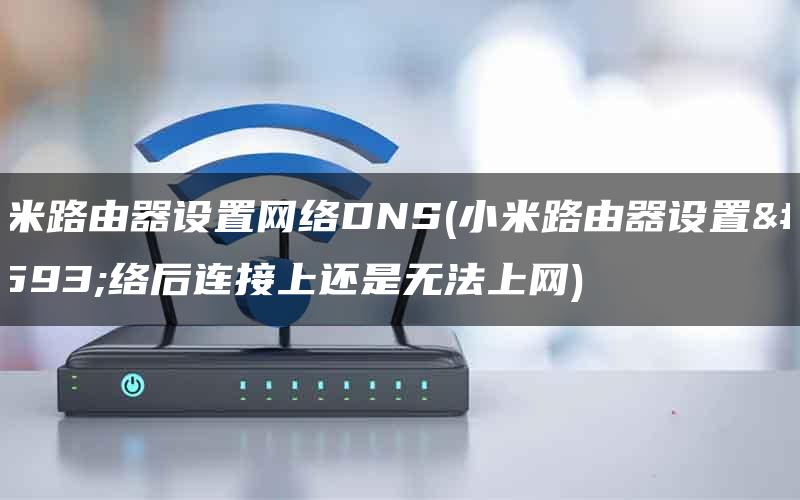 小米路由器设置网络DNS(小米路由器设置网络后连接上还是无法上网)