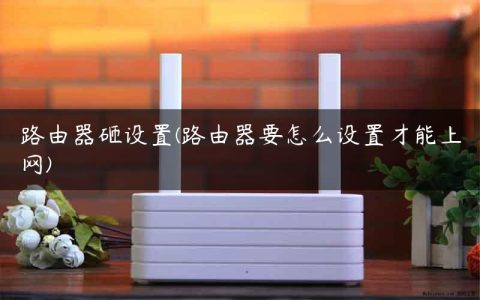 路由器砸设置(路由器要怎么设置才能上网)