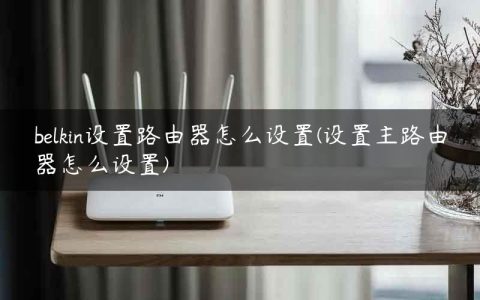 belkin设置路由器怎么设置(设置主路由器怎么设置)