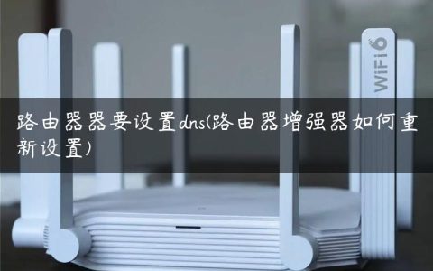 路由器器要设置dns(路由器增强器如何重新设置)
