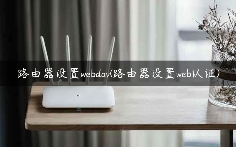 路由器设置webdav(路由器设置web认证)