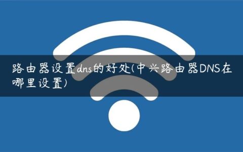 路由器设置dns的好处(中兴路由器DNS在哪里设置)