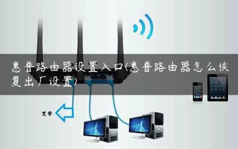 惠普路由器设置入口(惠普路由器怎么恢复出厂设置)