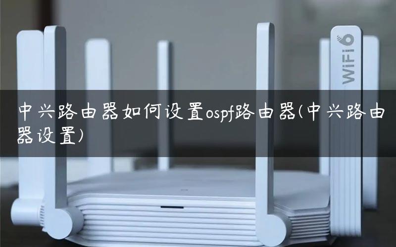 中兴路由器如何设置ospf路由器(中兴路由器设置)