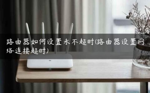 路由器如何设置永不超时(路由器设置网络连接超时)