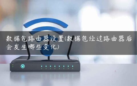 数据包路由器设置(数据包经过路由器后会发生哪些变化)