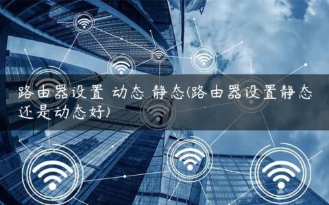 路由器设置 动态 静态(路由器设置静态还是动态好)