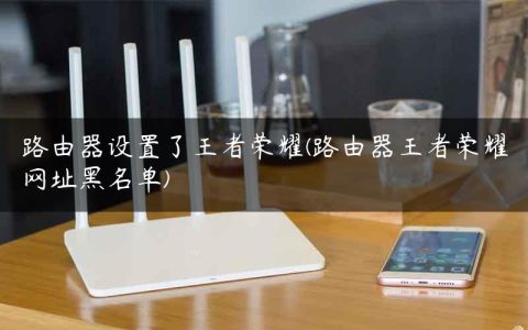 路由器设置了王者荣耀(路由器王者荣耀网址黑名单)